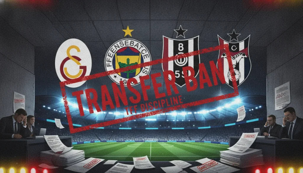 FIFA’dan 4 Türk Kulübüne Şok Ceza: 3 Dönem Boyunca Transfer Yasak