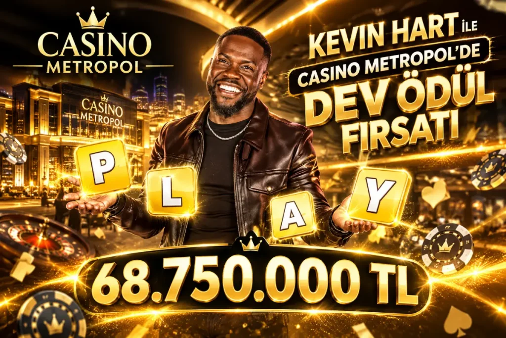Kevin Hart ile Casino Metropol’de Dev Ödül Fırsatı